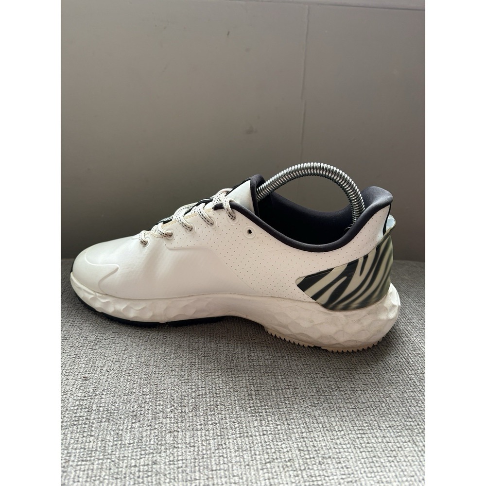 G/FORE GFORE MG4+ Zebra Stripe Golf Shoe Sneaker ⛳️ LADIES 8.5 White Pink Black - Picture 6 of 8